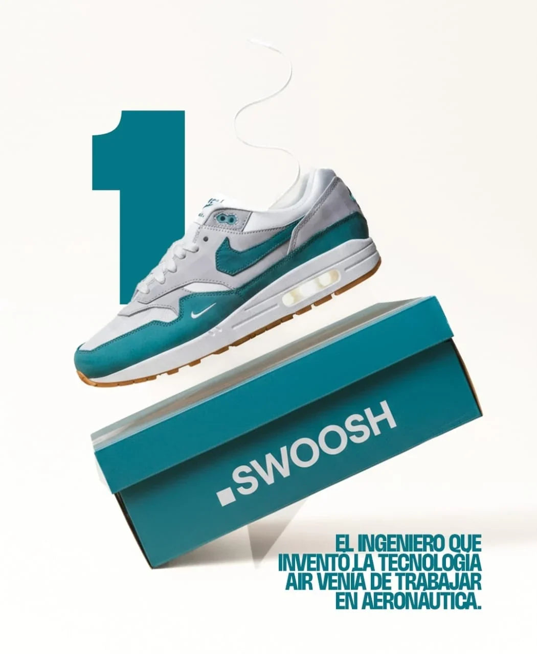 Nik_ee Airmax 1 swoosh low poly